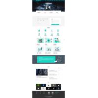 (自适应手机版)响应式电脑修理公司pbootcms网站模板-蓝色HTML5电脑修理维修店网站